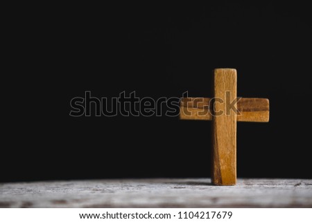 Wooden Christian cross wallpaper, Christianity Concept, Wooden Christian cross background