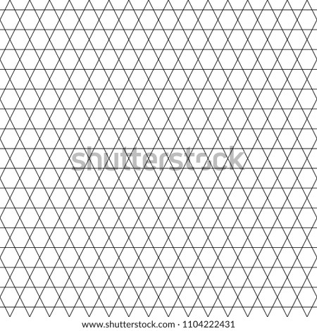 Mosaic. Triangles, hexagons ornament. Grid background. Ethnic tiles motif. Geometric grate wallpaper. Chain backdrop. Digital paper, page fills, web design, textile print. Seamless vector abstract.