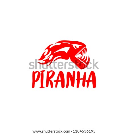 Piranha Logo Design
