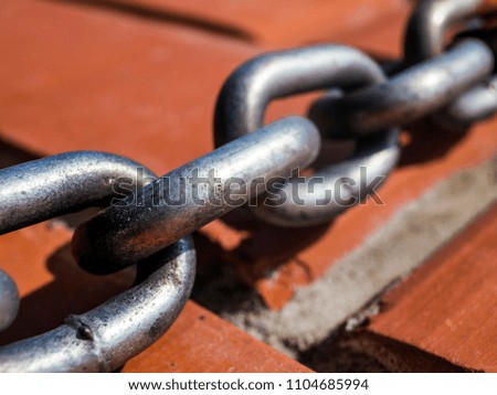 sturdy metal chain