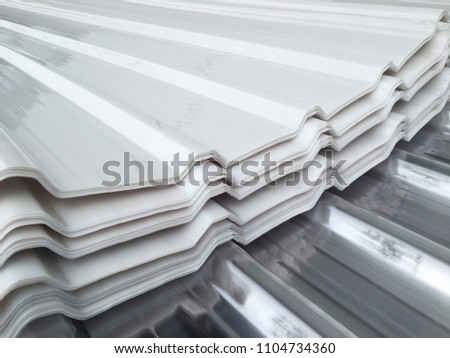 white & Clear PC Roof tile sheets, Poly carbonate roof 