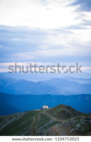 Church in the top of the mountain