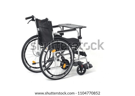 Black multifunctional wheelchair