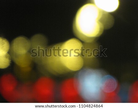 Photo blur from night light
