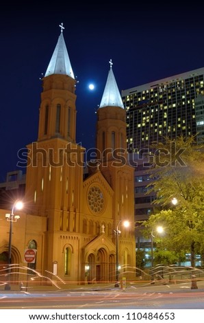 Sacred Heart Basilica in downtown Atlanta, Georgia, USA.