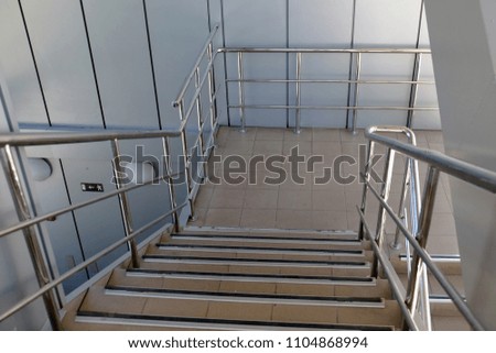 steps and ladder rails