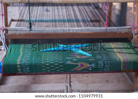 Silk weaving Is a household industry.