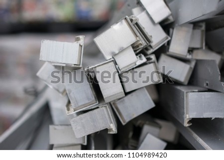 Aluminum bar scrap