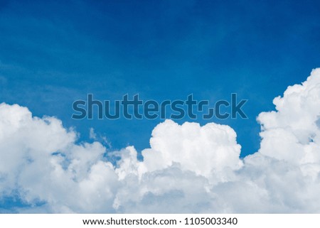 cloud and blue sky  background
