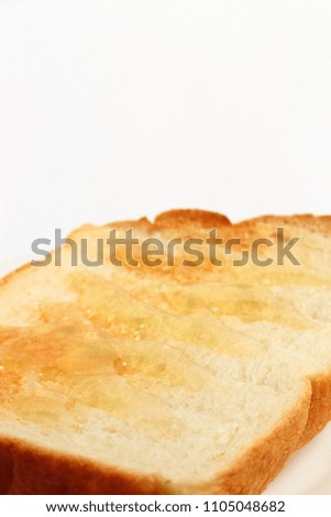 Baked plain bread