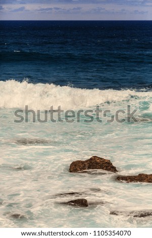 Waves of the Atlantic Ocean
