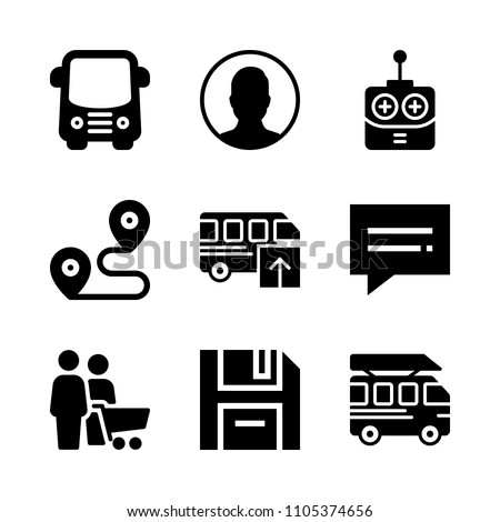 messaging, vector, hand and technology icons in Web vector set. Graphics for web and design
