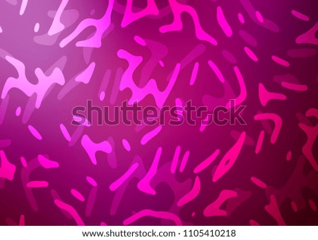 Light Purple vector pattern with bent ribbons. A vague circumflex abstract illustration with gradient. The elegant pattern for brand book.