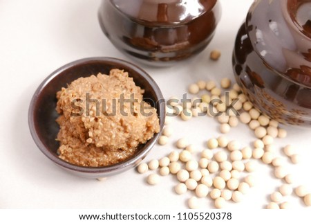 Soybean Paste, traditiol, korea food Royalty-Free Stock Photo #1105520378