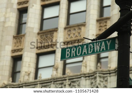 United States. Street sign, road sign on the pole.