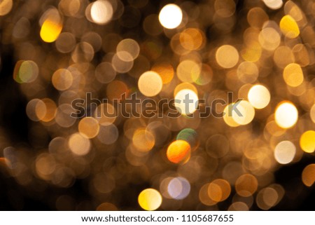 golden bokeh background lights glittery, sparkle, blurred