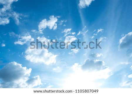 
sunny sky background whith clouds