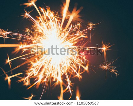 Sparkle firework celebration