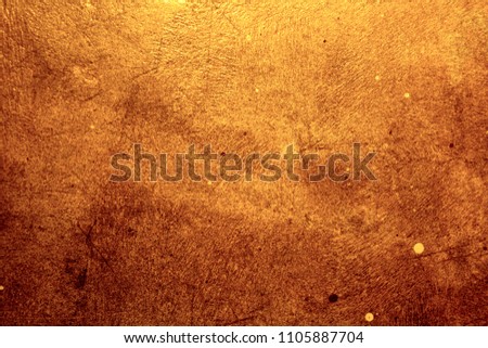 Golden metal texture background with high details