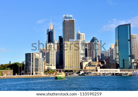 Great View of Sydney Skyline at Circular Quay