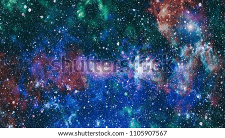 Abstraction space background for design. Mystical light