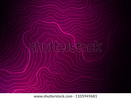 Dark Purple vector indian curved pattern. Colorful illustration in abstract style with doodles and Zen tangles. The elegant pattern can be used as a part of a brand book.