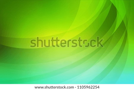 Light Green vector template with bent ribbons. Brand-new colored illustration in marble style with gradient. A completely new template for your business design.