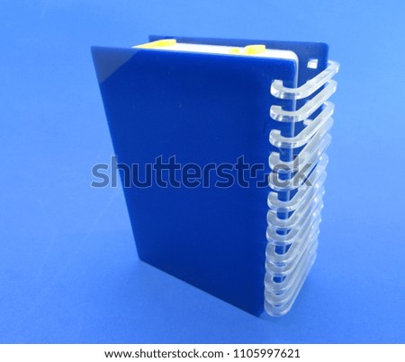 acrylic safe format in notebook