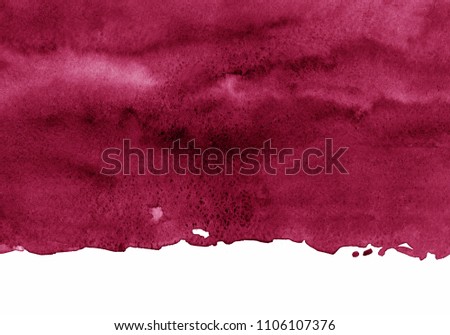 maroon watercolor background, the color of red wine Royalty-Free Stock Photo #1106107376