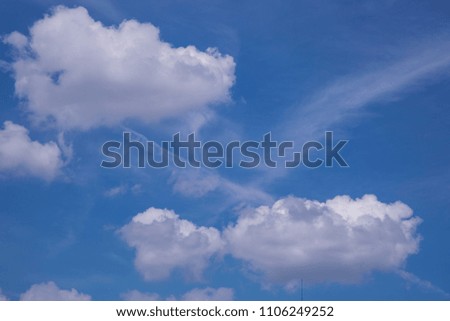 Clouds on a background of blue sky - Abstract textures - Clouds scattered