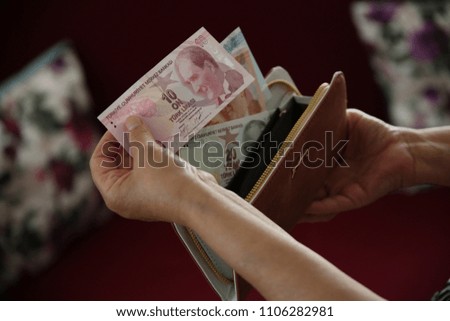 turkish currency, money, 