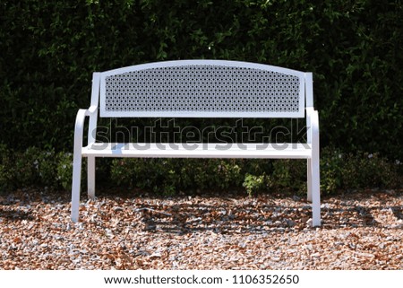 steel garden chairs.