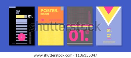 
Abstract colorful collage poster design template. Cool geometric and retro cover design. Blue, yellow, red, orange, pink and green background. Vector banner poster template in Eps10.
