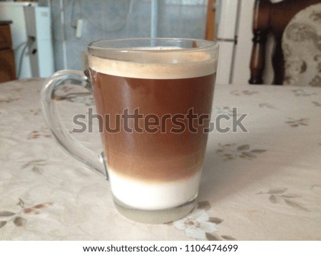 multilayered coffee Cup