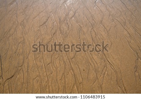 surface of yellow sand beach