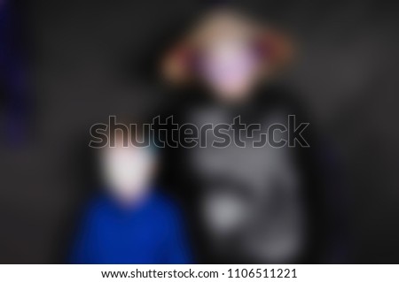 Kids photoshoot theme creative abstract blur background with bokeh effect