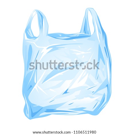 Plastic Bag Isolated Royalty-Free Stock Photo #1106511980