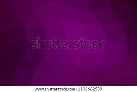 Dark Purple vector low poly low poly. An elegant bright illustration with gradient. Brand new design for your business.