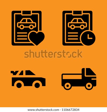 sport, motorway, nature and outdoor icons set. Vector illustration for web and design