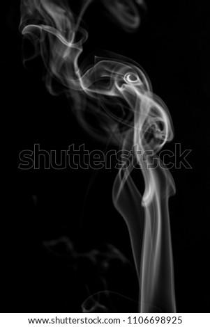 Smoke on dark background