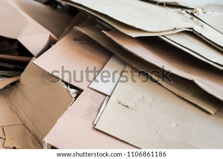 Paper storage area