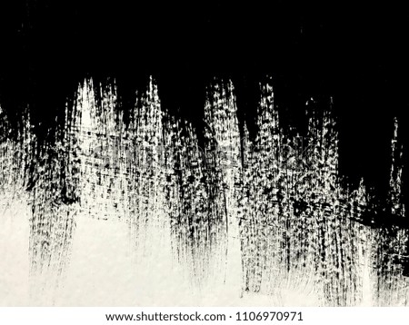 black brush strokes as a background or texture