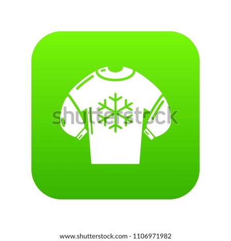 Sweater icon. Simple illustration of sweater vector icon for web