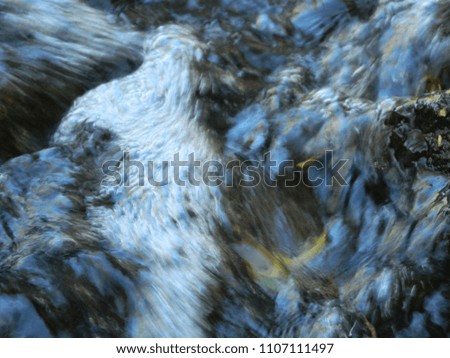 Close up of some running water