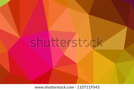 Dark Multicolor vector polygonal template. Colorful illustration in polygonal style with gradient. Pattern for a brand book's backdrop.