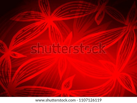 Light Red vector natural elegant template. Ethnic elegant natural pattern with gradient. Brand-new style for your business design.