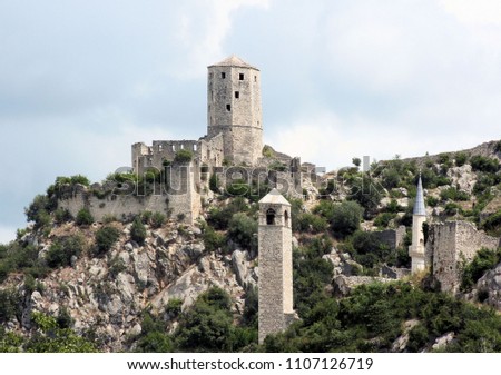 historical Pocitelj, Bosnia and Herzegovina