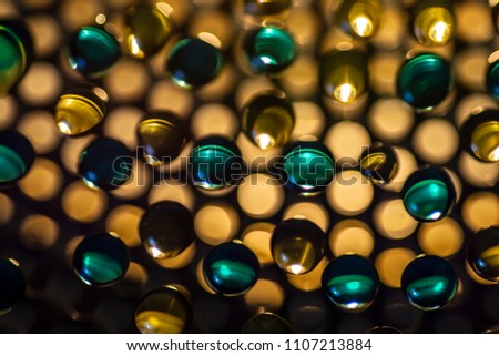 colored water drops 