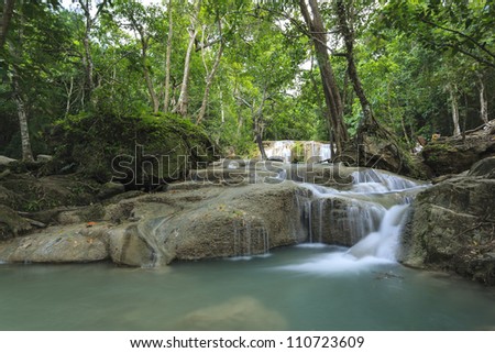 Waterfall in thai national park