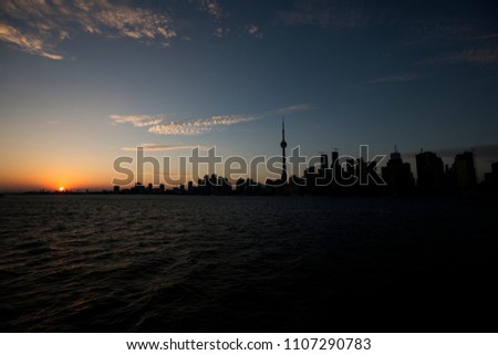 Toronto Skyline from Lake Ontario